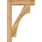 Ekena Millwork Westlake Block Rough Sawn Bracket w/ Offset Brace, Western Red Cedar, 6"W x 24"D x 36"H BKT0604X24X36WTL05RWR - alternate 3